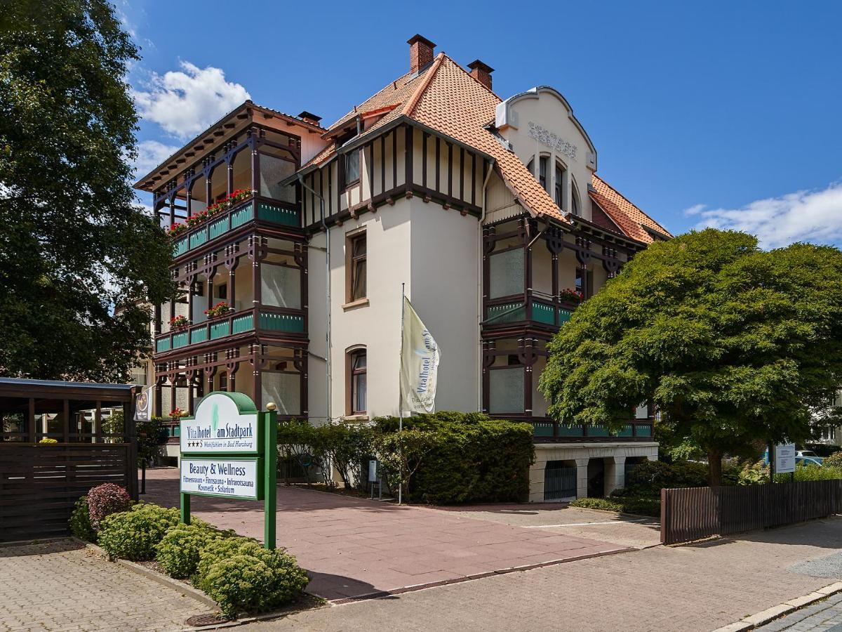 Vitalhotel Am Stadtpark Superior バート・ハルツブルク エクステリア 写真