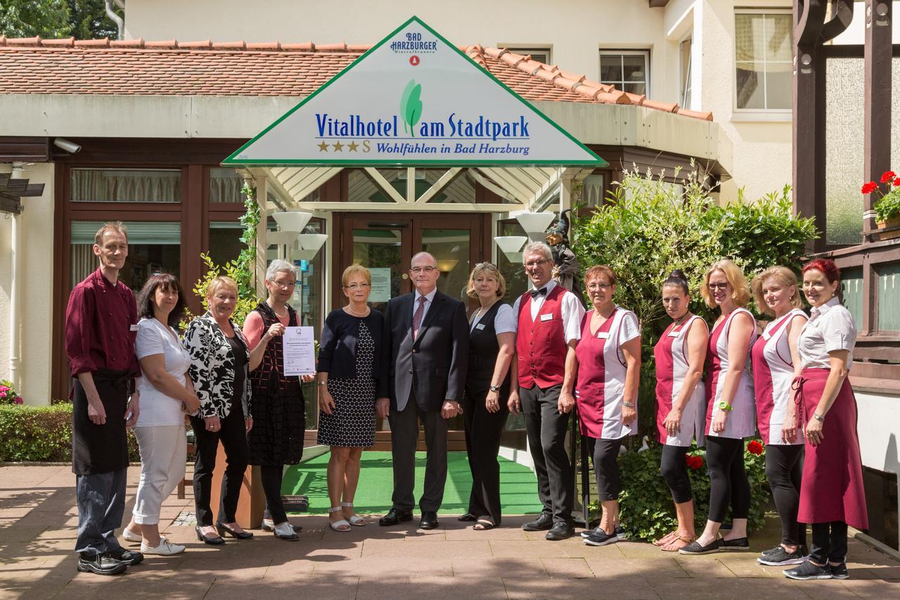 Vitalhotel Am Stadtpark Superior バート・ハルツブルク エクステリア 写真