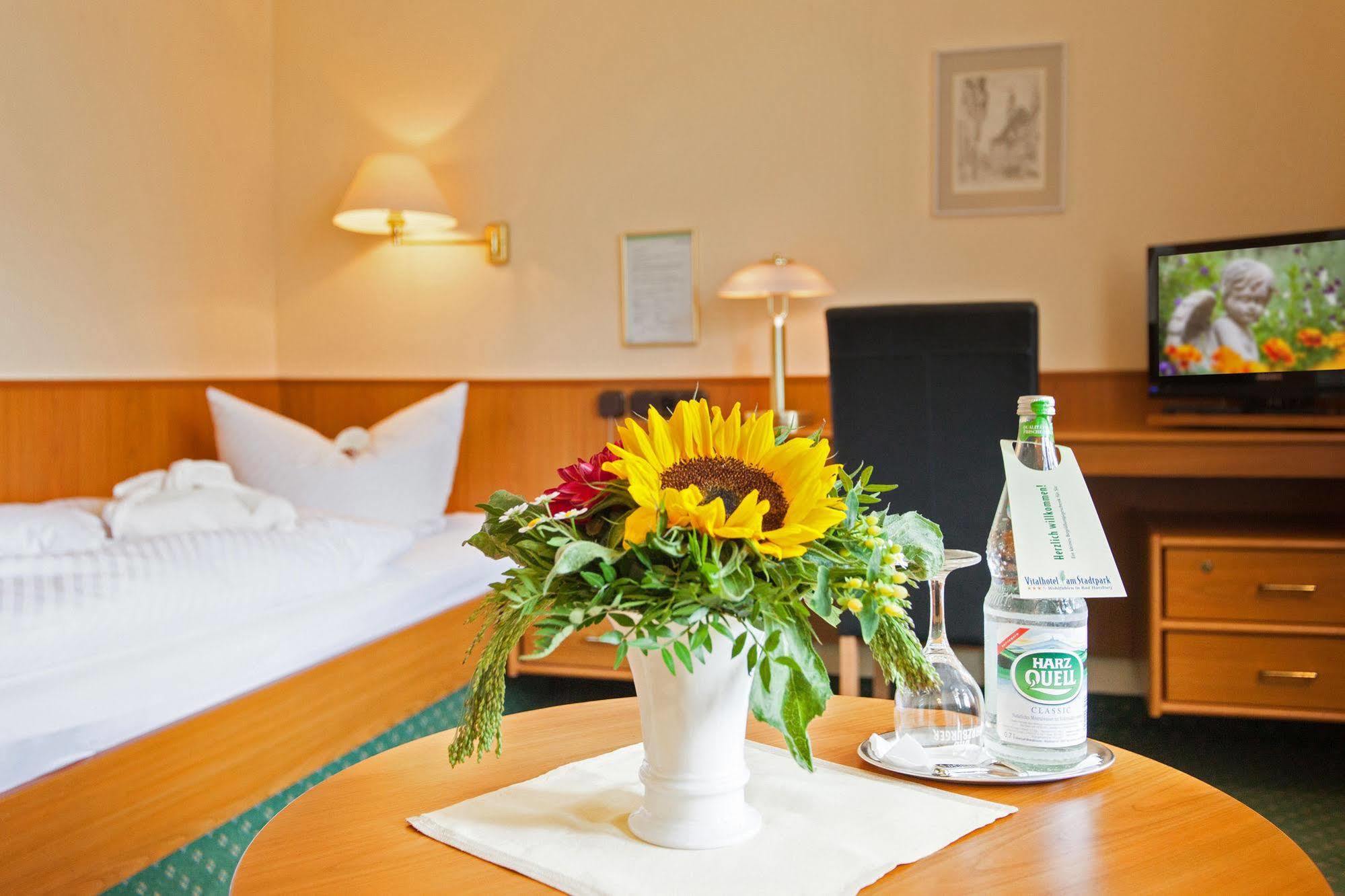 Vitalhotel Am Stadtpark Superior バート・ハルツブルク エクステリア 写真